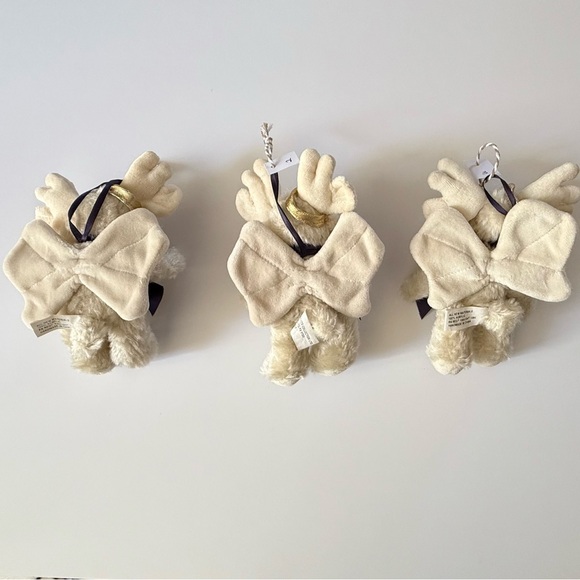 Boyds Bears ~ Set of Three Athena Plush Moose Angel Ornaments - Picture 3 of 13